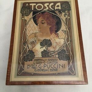 Reuge Tosca music box, Swiss movement, made in Italy,